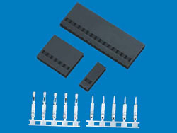 543(2.54MM) 2.54卯压 刺破端子胶壳 连接器 防水电子接插件